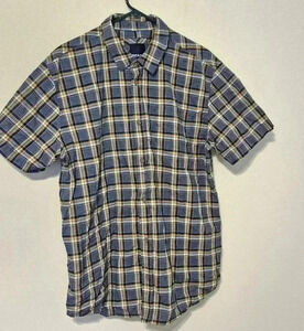 Prana Short Sleeve Button Down Size XL EUC